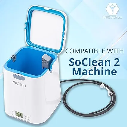 Mars Wellness Filter Kit Compatible with SoClean 2 CPAP Cleaning and Sanitizing Machine - Includes 2 Carbon Filters, 2 Check Valves - Replacement Cartridge Filter Kit