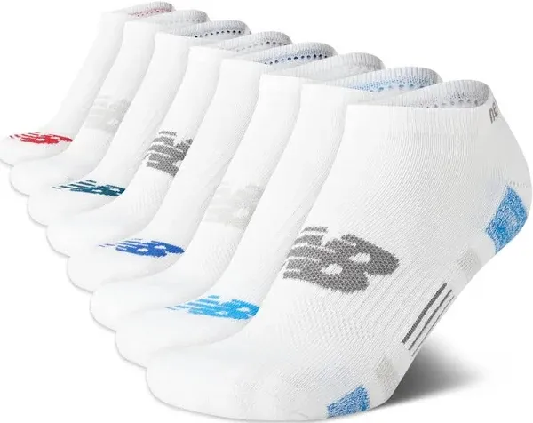 New Balance Boys' Performance No Sweat Low Cut Arch Support Socks