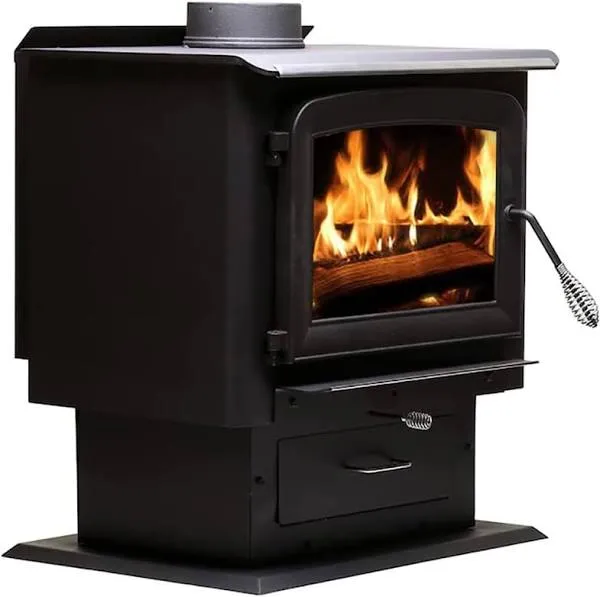 Ashley Hearth 2000 Sq. Ft. Pedestal Wood Stove