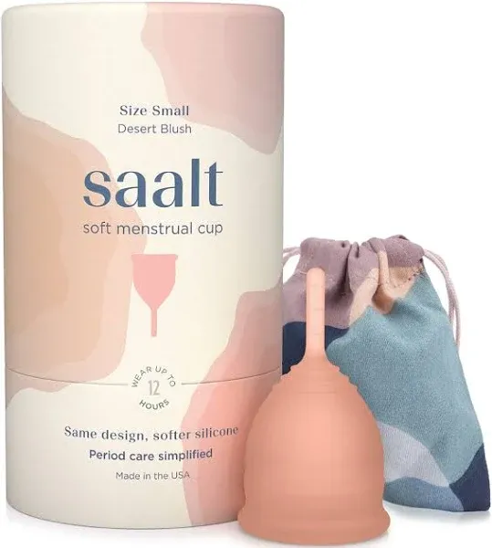 Mist Grey Regular Soft Menstrual Cup 1 Count  by Saalt