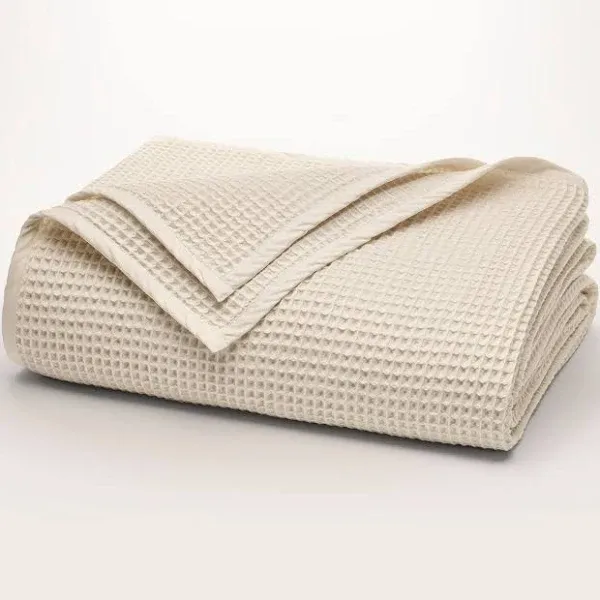 Waffle Organic Cotton Bed Blanket