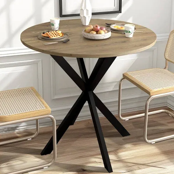 Unovivy 31.5" Small Round Dining Table