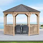 Yardistry 12 ft Meridian Octagon Gazebo