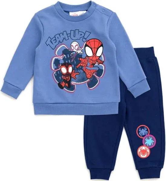 Marvel Spidey and His Amazing Friends Fleece Sweatshirt and Jogger Pants Outfit Set