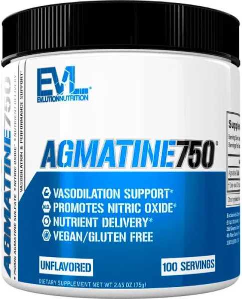 Evlution Nutrition Agmatine Nitric Oxide Powder