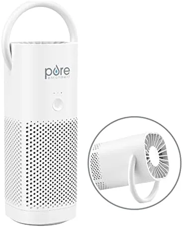 Pure Enrichment - True HEPA Portable Air Purifier - White