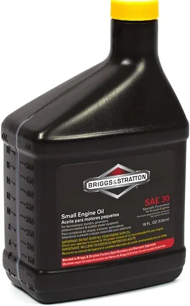 Briggs & Stratton 100005 SAE 30W Engine Oil - 18 Oz (Pack of 2)