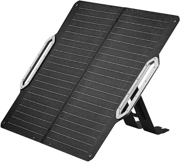 ICECO SP80 Portable Solar Panels 80W, High-Efficiency Monocrystalline Solar Panel, Foldable Solar Charger with Adjustable Kickstand, Waterproof IP67 for Outdoor, Camping, RV and Emergency Backup