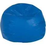 Children S Factory 26" Round Bean Bag - Blue