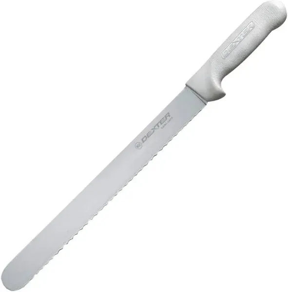 S140N-10SC-PCP Dexter Russell 10" Narrow Scalloped Roast Slicer