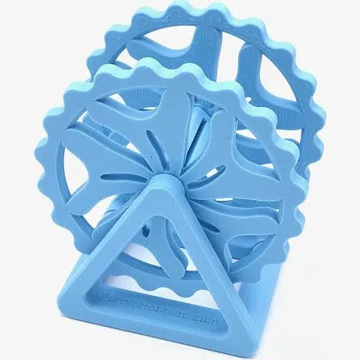 Third Hand Binding Folder Clip and Binding Wheel for Quilting and Sewing by Purple Hobbies, Making It Easier to Create Binding and Store. (Light Blue 2.5" )