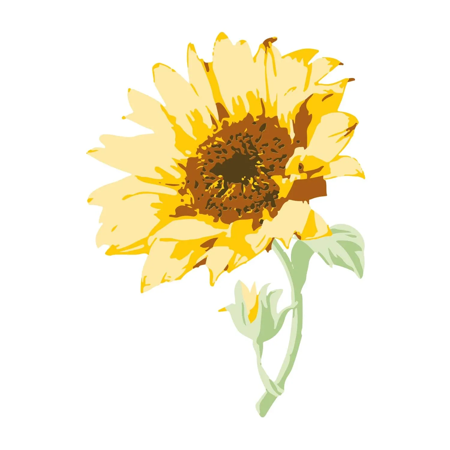 Sizzix Clear Stamps Sunflower 