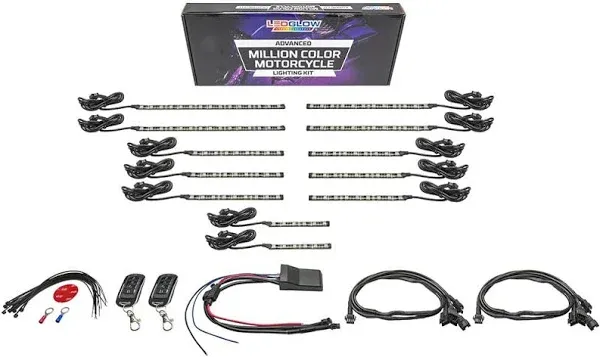 LEDGlow Advanced Million Color SMD LED Motorcycle Light Kit