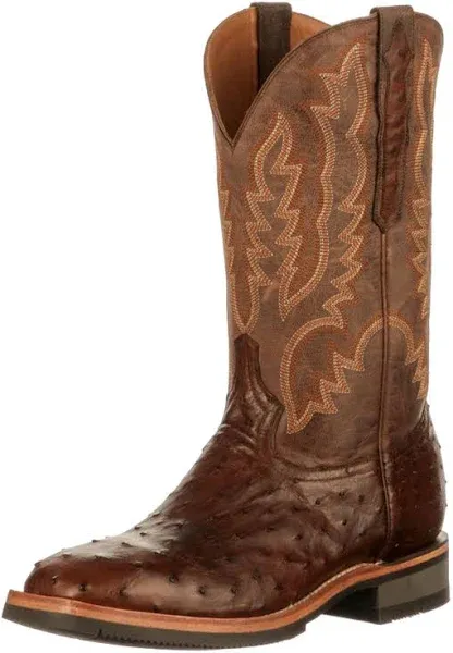 Lucchese Men's Rowdy Ostrich Western Boots