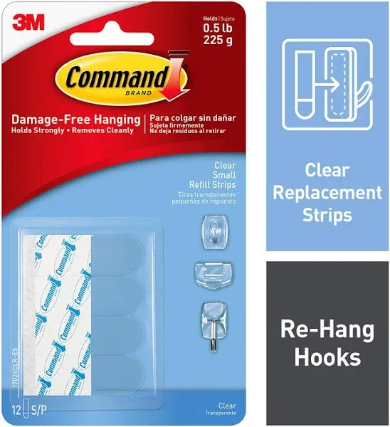 STRIPS REFIL SML CLR12PK