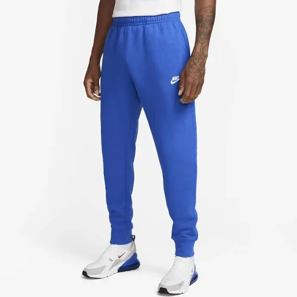 Nike Blue/White Club Joggers large Mens