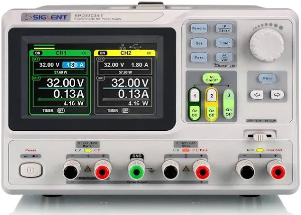 Siglent SPD3303X-E Triple Output Power Supply