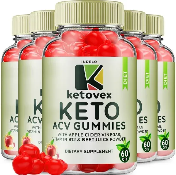 (2 Pack) Ketovex Keto Gummies for Weight Loss, Ketovex ACV Gummies Reviews, Ketovex ACV Advanced Formula Keto Vex Apple Gummy Gomitas Keto ACV Support (120 Gummies)