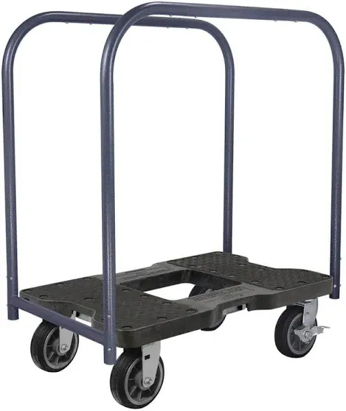 Snap-Loc 1500Lb All-Terrain Professional E-Track Panel Cart Dolly BLK SL1500PC6B