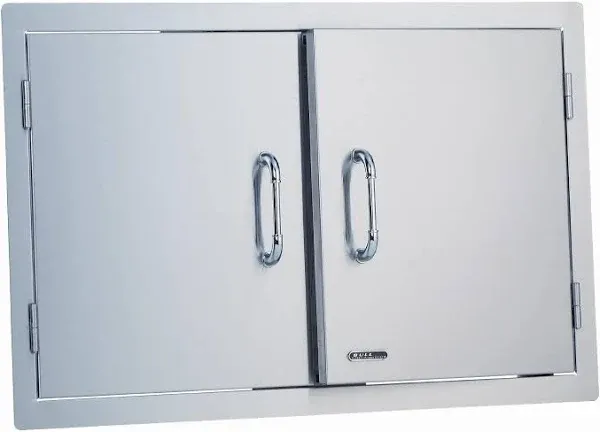 BULL OUTDOOR 30-Inch Stainless Steel Double Access Door 33568