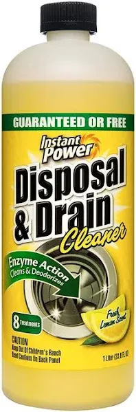 Scotch Instant Power Disposal and Liquid Drain Cleaner Lemon Scent