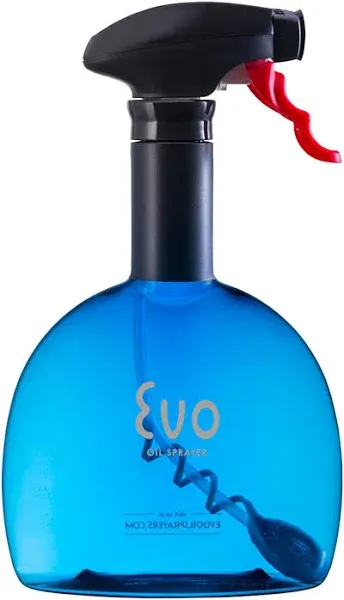 Evo Oil Sprayer Bottle, Non-Aerosol for Olive Cooking Oils, 18-Ounce Capacity, B