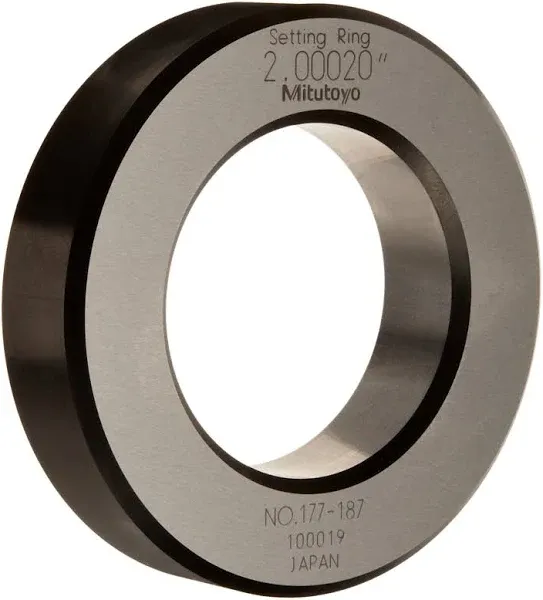 Mitutoyo 177-187, Setting Ring, 2.000&#034; ID