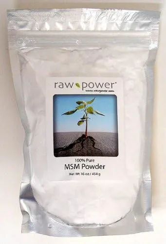 Raw Power MSM Powder, 100% Pure, (16 oz, Made in The USA)