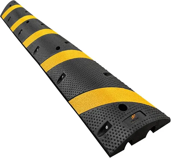 Xpose Safety RSH-6-X Modular Rubber Speed Bump 72 in x12 in X2 in