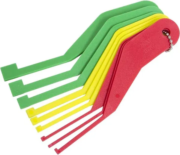 Lisle Tools 81850 9pc Combination Brake Lining Thickness Gauge Set