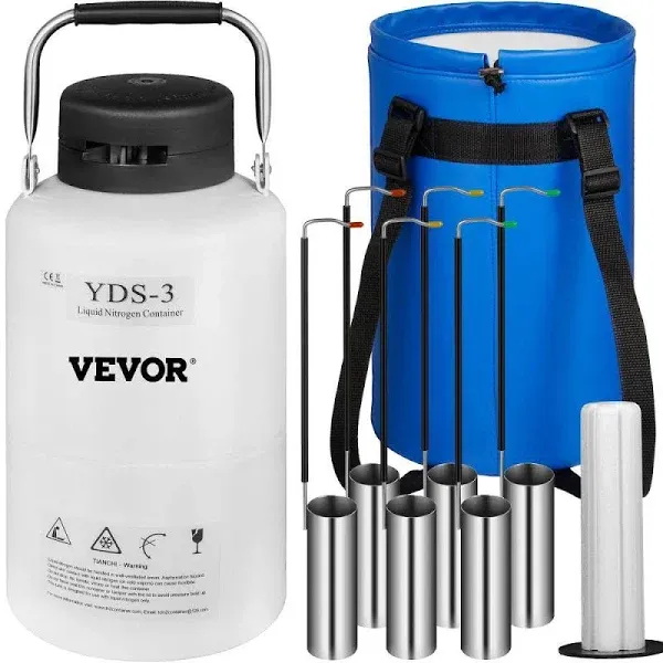 VEVOR 3 L Aluminum Alloy Liquid Nitrogen Tank