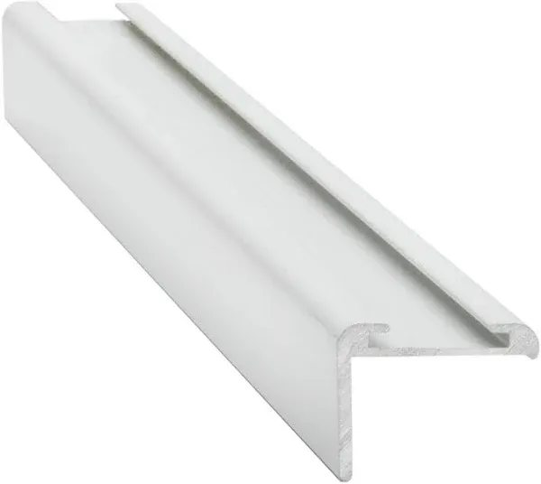 RecPro RV Insert Roof Trim with 3/4" Leg | Black or White Color Options | 92" Length | Aluminum | Made in The USA (10 Trim Pieces, White)