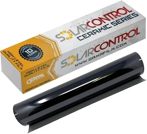 SOLARCONTROL Window Tint Car Film 40&#039;&#039; X 100FT Nano Ceramic Shade Roll Univer...