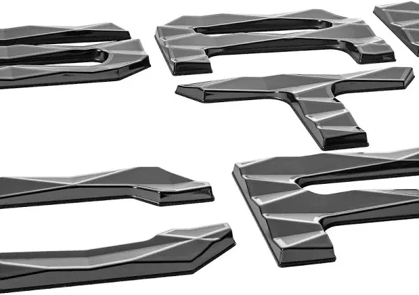 EyeCatcher Pro Series Tailgate Insert Letters compatible with 2022-2024 Santa...