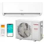 TURBRO 12,000 BTU Ductless Mini Split Inverter AC with Heat Pump, 23 SEER2, 230V, WiFi-Enabled, Cools up to 750 Sq.Ft, Energy Star, Greenland Series