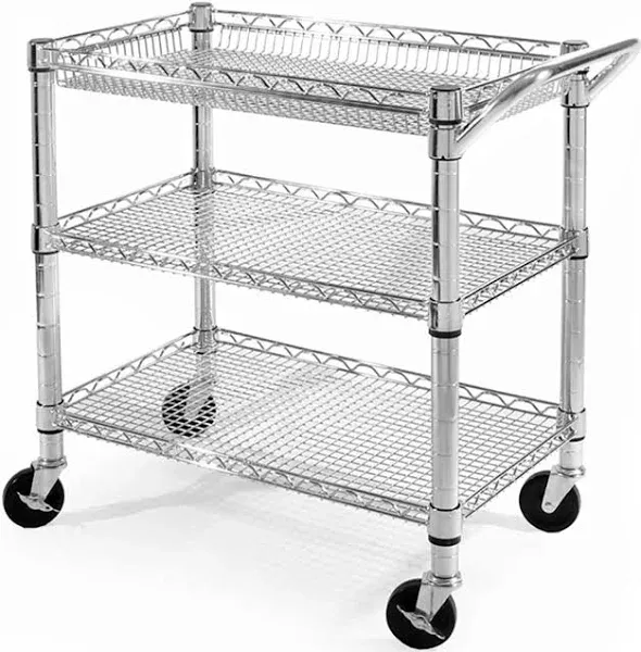 Seville Classics Heavy-Duty Commercial Utility Cart