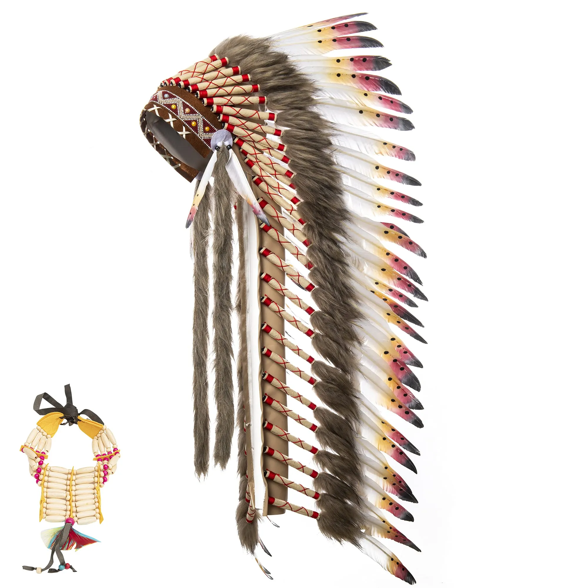 Ballinger Native American Indian Headdress - Large