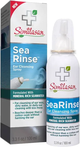 Similasan SEA RINSE Ear Cleansing Spray 3.3oz mineral rich seawater NIB 03/2025