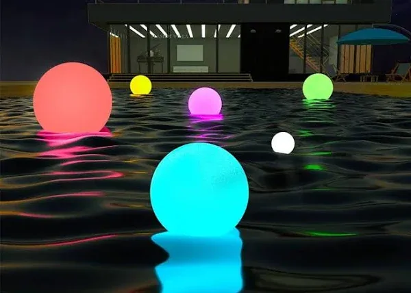 LOFTEK LED Dimmable Floating Pool Lights Ball