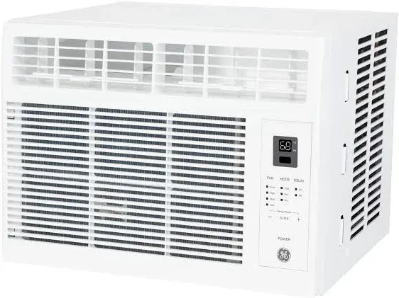 GE Window Air Conditioner Unit, 5,000 BTU for Small Rooms up to 150 sq ft.