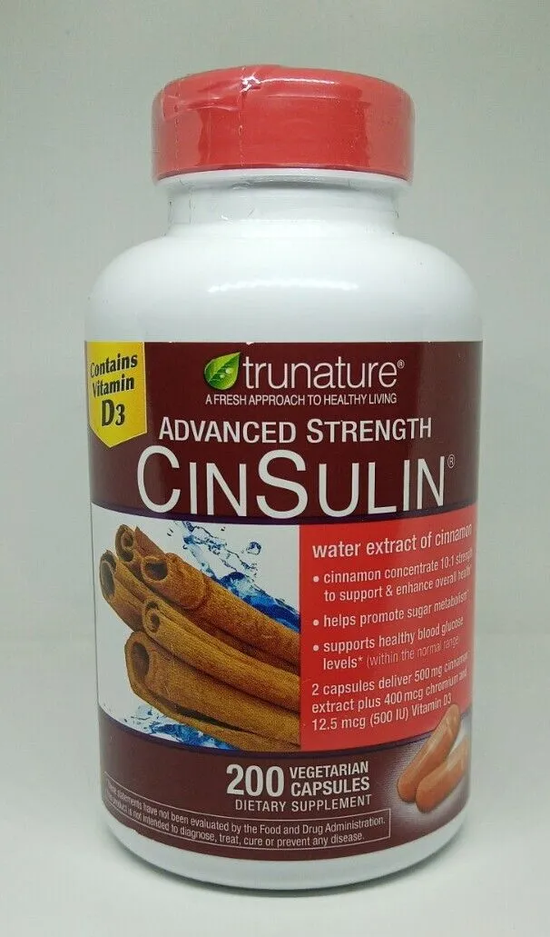 TruNature Advanced Strength Cinsulin 500mg