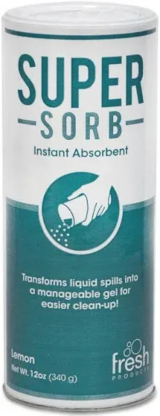 Super- Sorb Liquid Spill Absorbent Powder Shaker Can