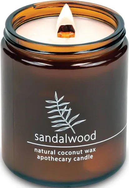 Sandalwood Wood Wick Candle