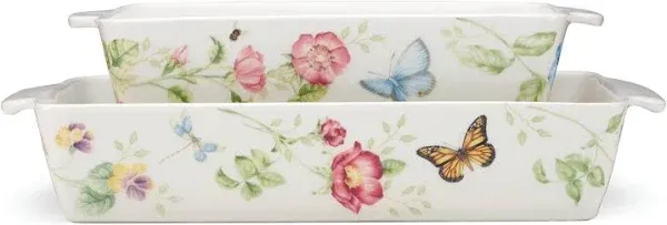 Lenox Butterfly Meadow Rectangular Baker 2-Piece Set