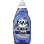 Dawn Ultra Dishwashing Liquid, Platinum, Refreshing Rain Scent - 709 ml