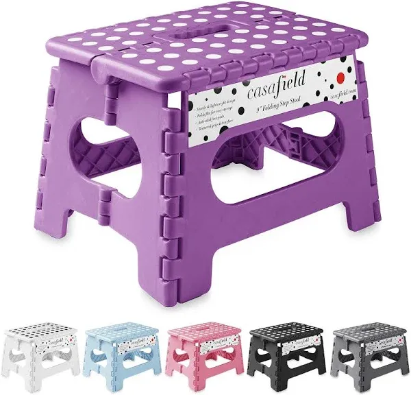 Casafield 16" Folding Step Stool with Handle