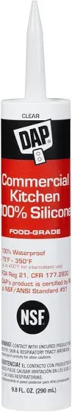 DAP Commercial Kitchen Silicone Sealant 08658