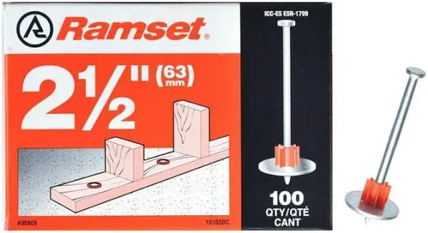 Ramset Drive Pin 2-1/2-Inch