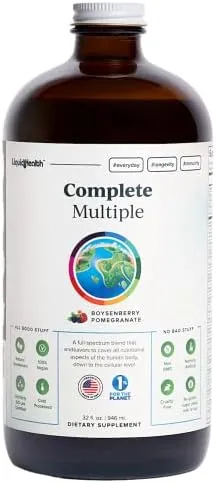 LIQUIDHEALTH - Complete Multiple - Boysenberry &amp; Pomegranate- 32oz