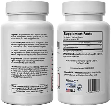 Pure Encapsulations - L-Lysine - 90 Capsules ...